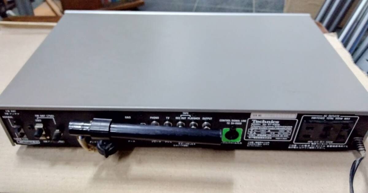 Technics テクニクス チューナー付きプリアンプ ST-K808 通電のみ確認