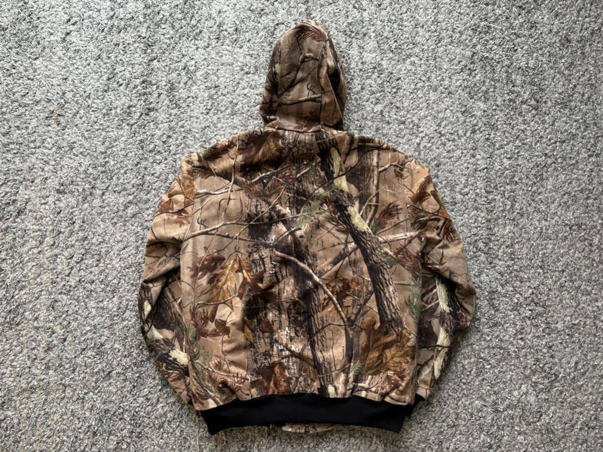 希少! Carhartt カーハート リアルツリー 迷彩 アクティブパーカー M
