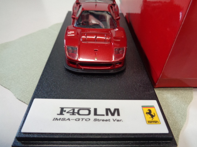 MAKE UP EIDOLON 1/43 Ferrari F40 LM IMSA type street ver. Metallic