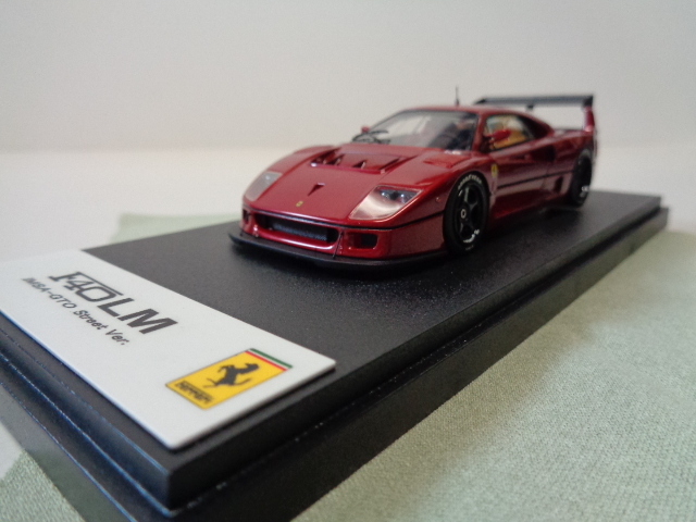 MAKE UP EIDOLON 1/43 Ferrari F40 LM IMSA type street ver. Metallic