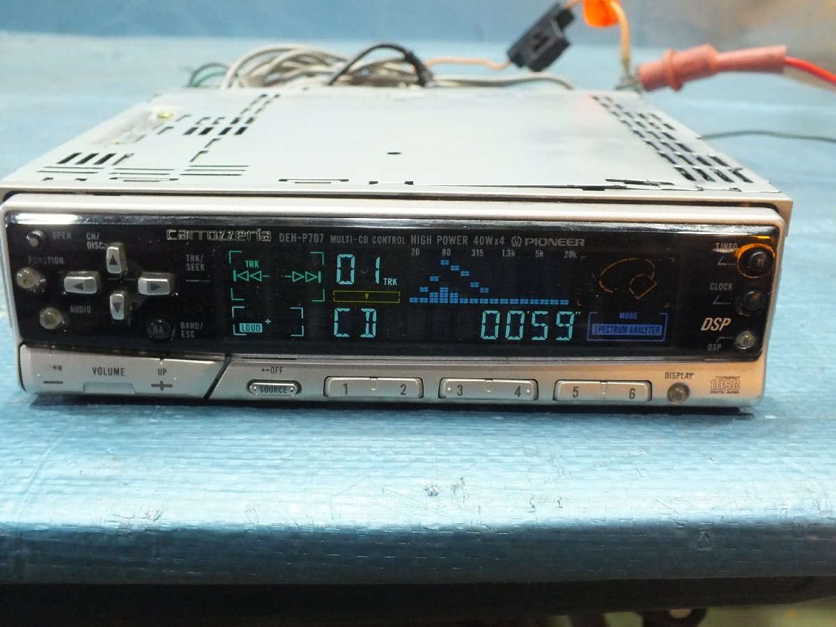Carrozzeria カロッツェリア DEH-P707 マルチCD/MD コントロールDSP