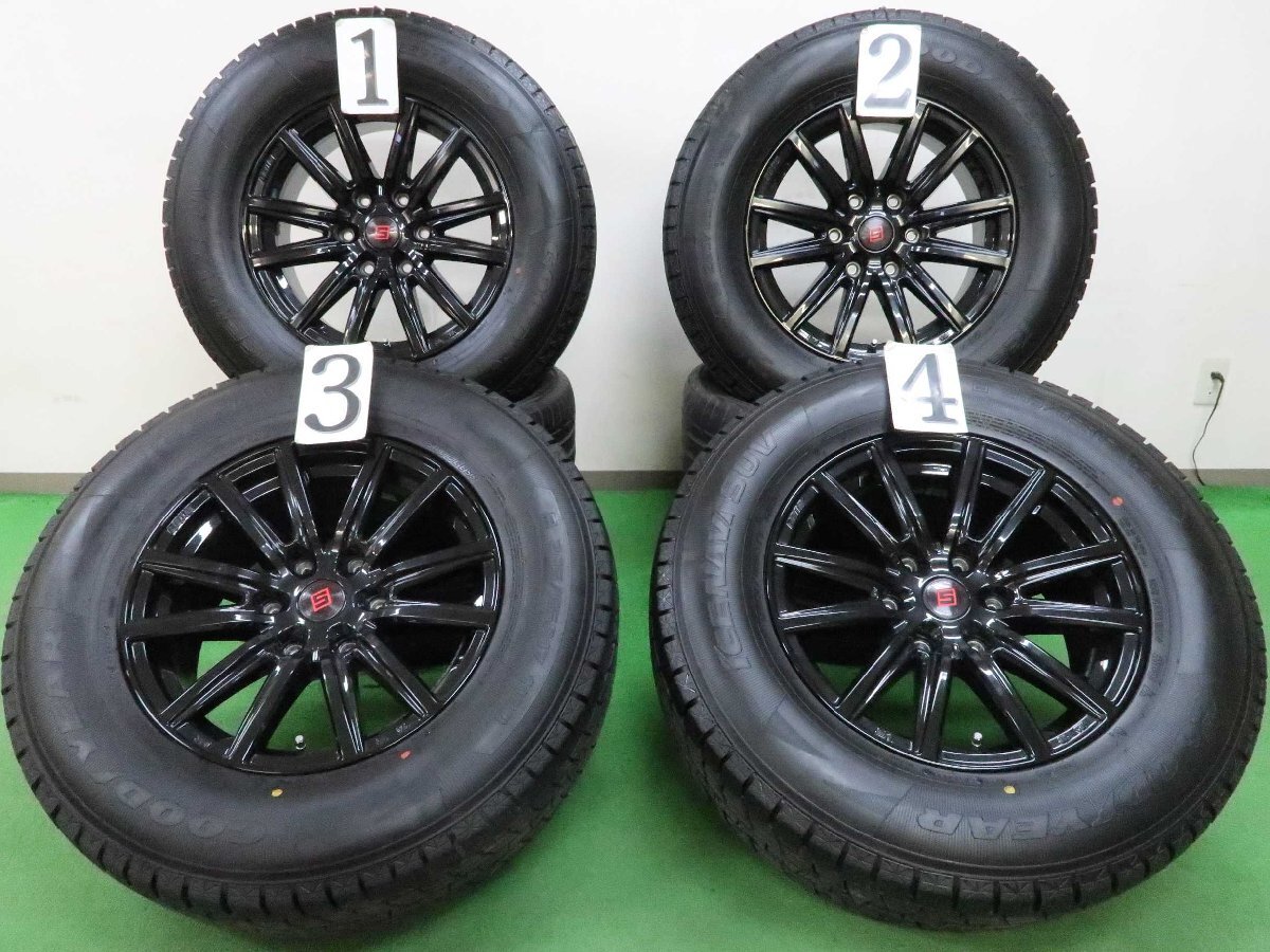4本 SEIN 17インチ 7.5J +25 6H 139.7 スタッドレス グッドイヤー