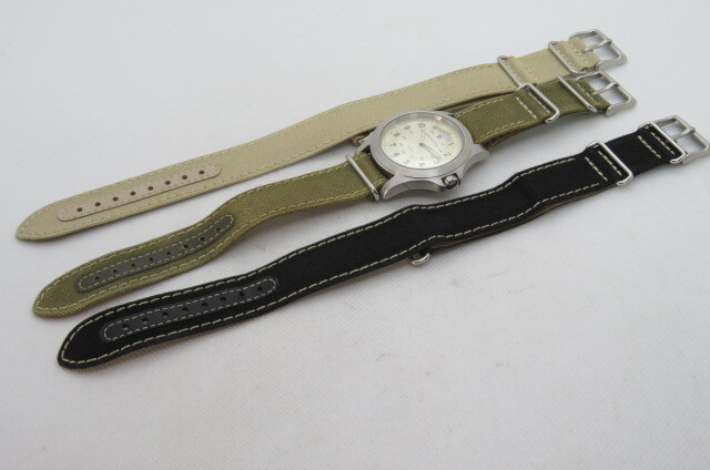 1円～【動作品】HAMILTON KHAKI CANVAS KIT ハミルトン カーキ キング