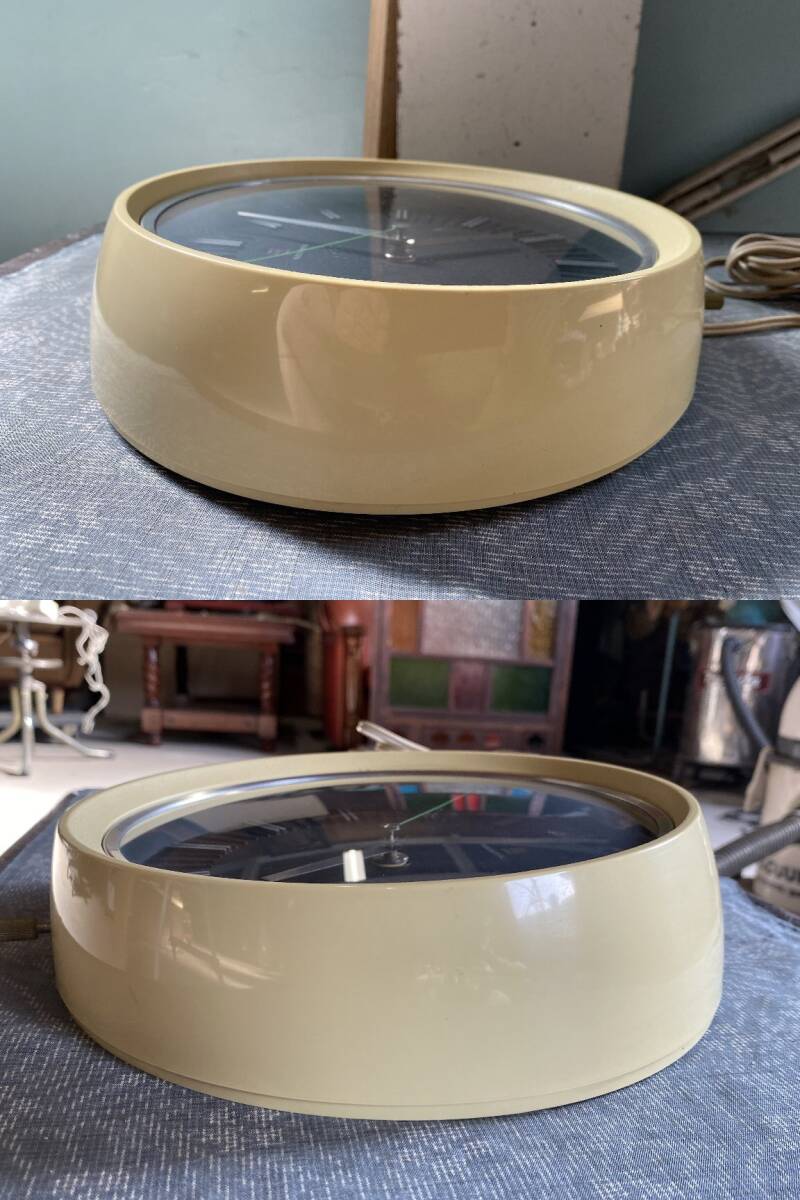 動作品！昭和レトロ ナショナル 掛け時計 ミッドセンチュリー/スペース