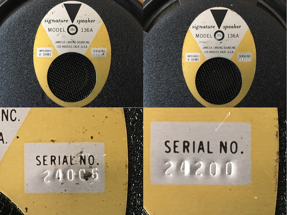 JBL ウーファー 136A ペア_3