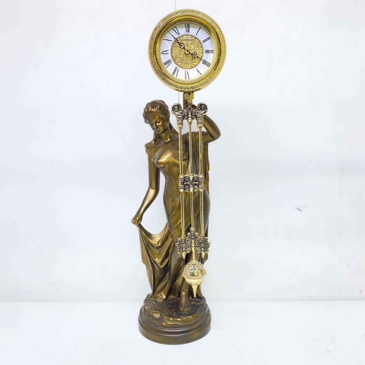 P♪【稼動品】CITIZEN 希少品 シチズン 女神時計 祝福の女神 置時計