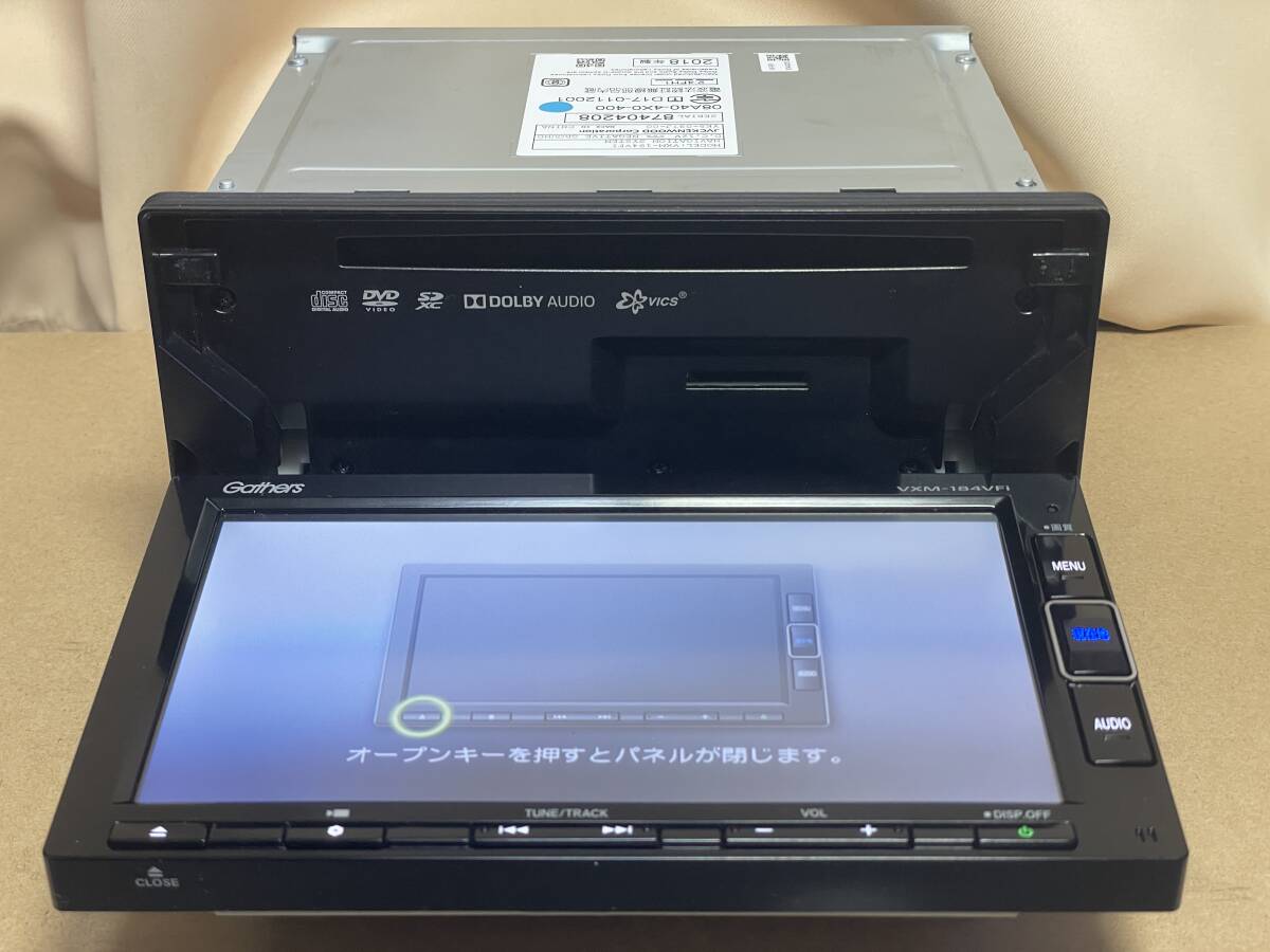 ホンダ 純正ナビ Gathersギャザズ VXM-184VFi(JVC KENWOOD製/7インチ