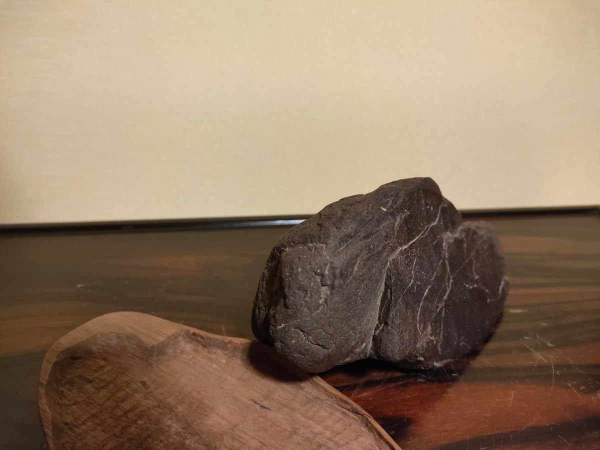 銘【砂走】〜加茂七石☆貴船石の富士山景☆時代がのった遠山石〜鑑賞石