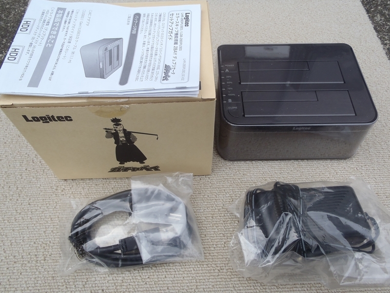 ロジテック　２BAY　デュプリケーター　コピースタンド　LHR-2BDPU3ES　おまけつき！！　送料無料_2