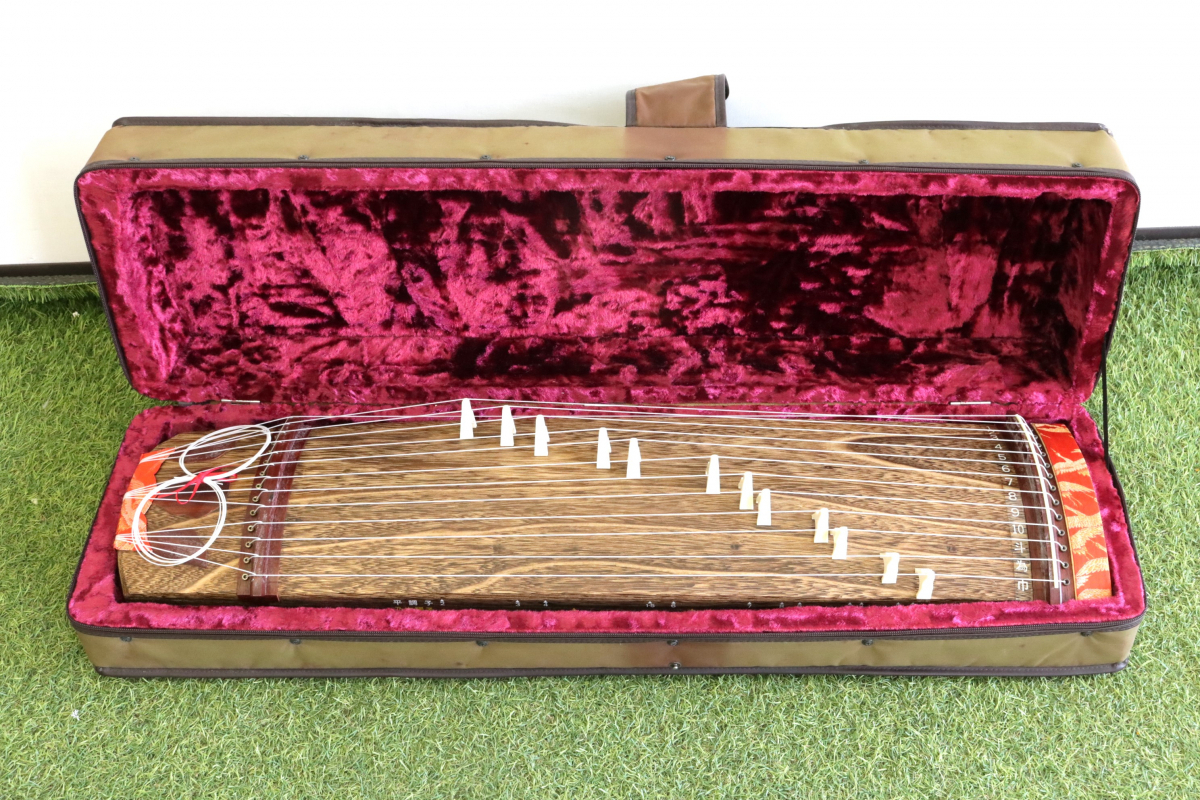 ハードケース付き】ゼンオン 文化琴 文化箏 羽衣 和楽器 13弦 音楽