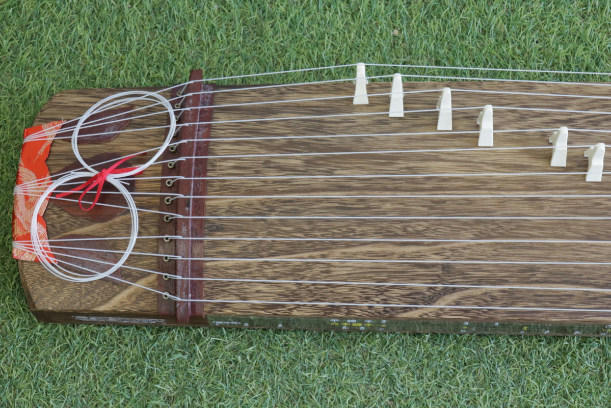 ハードケース付き】ゼンオン 文化琴 文化箏 羽衣 和楽器 13弦 音楽