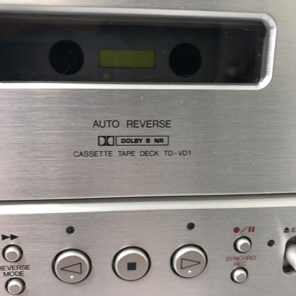 Victor ビクター CD/MD/カセット コンポ TD-VD1 UX-MD1 XT-UXMD1 3点まとめて 通電確認済み AAR0329大3811/0503_2