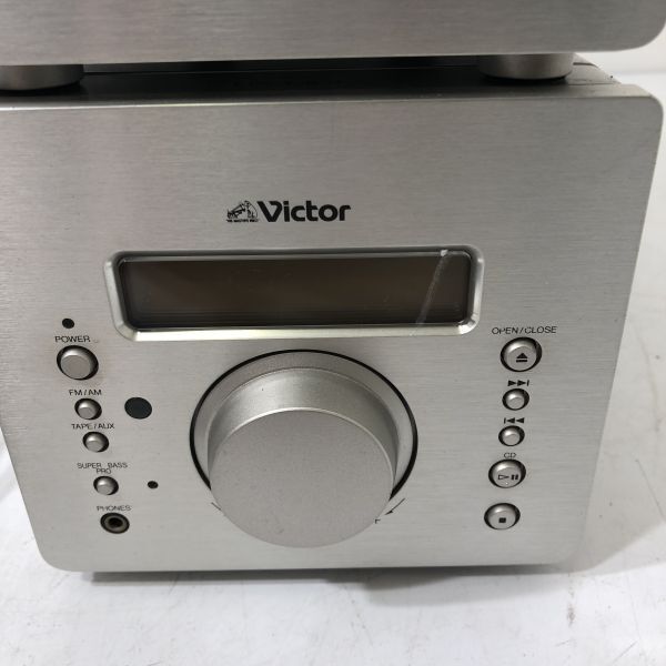 Victor ビクター CD/MD/カセット コンポ TD-VD1 UX-MD1 XT-UXMD1 3点まとめて 通電確認済み AAR0329大3811/0503_4