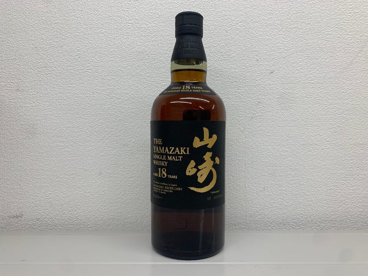 東京都内限定配送】【未開栓】山崎 YAMAZAKI 18 Years Single Malt 18