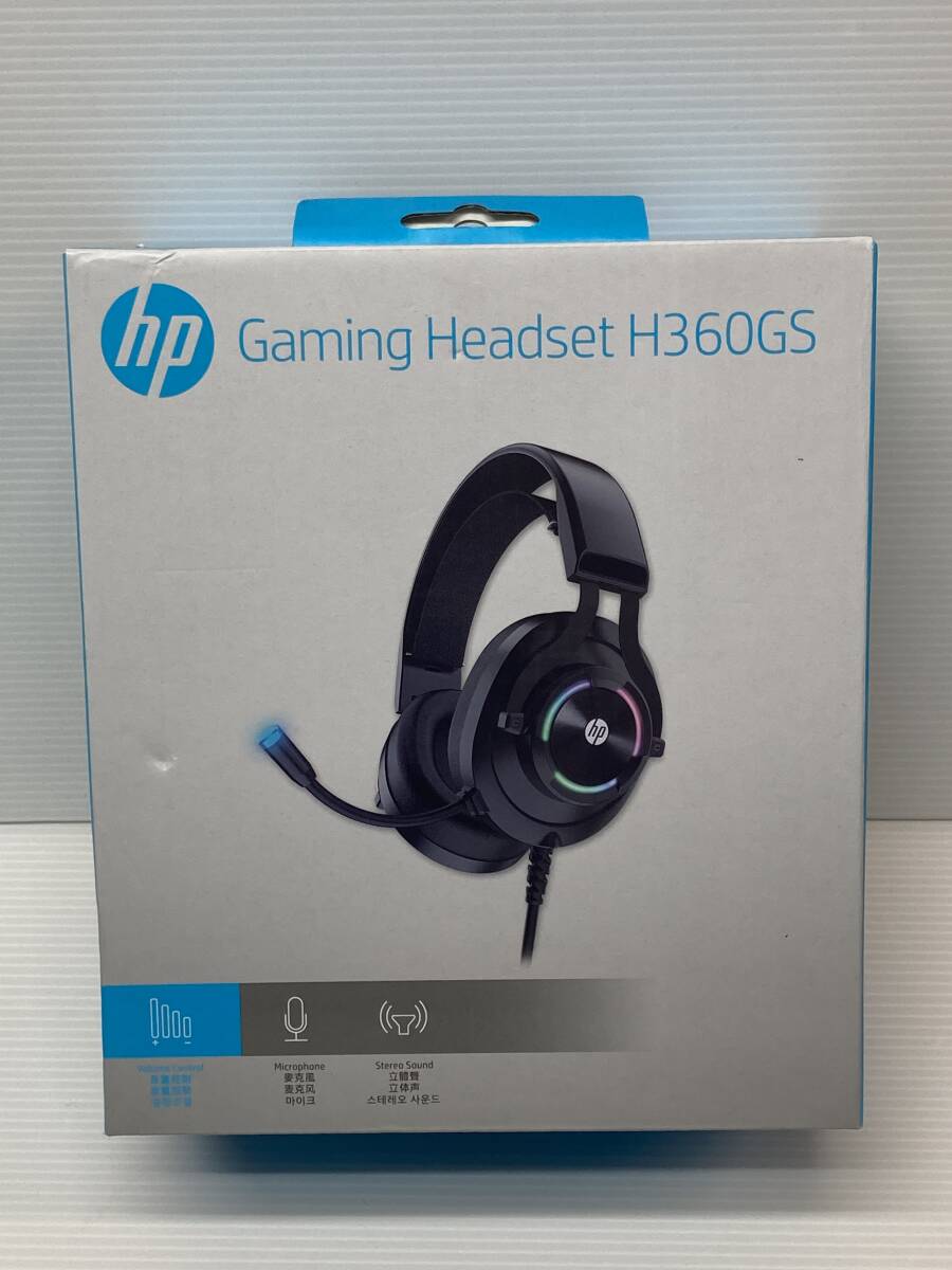 118 〓 未開封 HP ゲーミングヘッドセット USB接続 H360GS