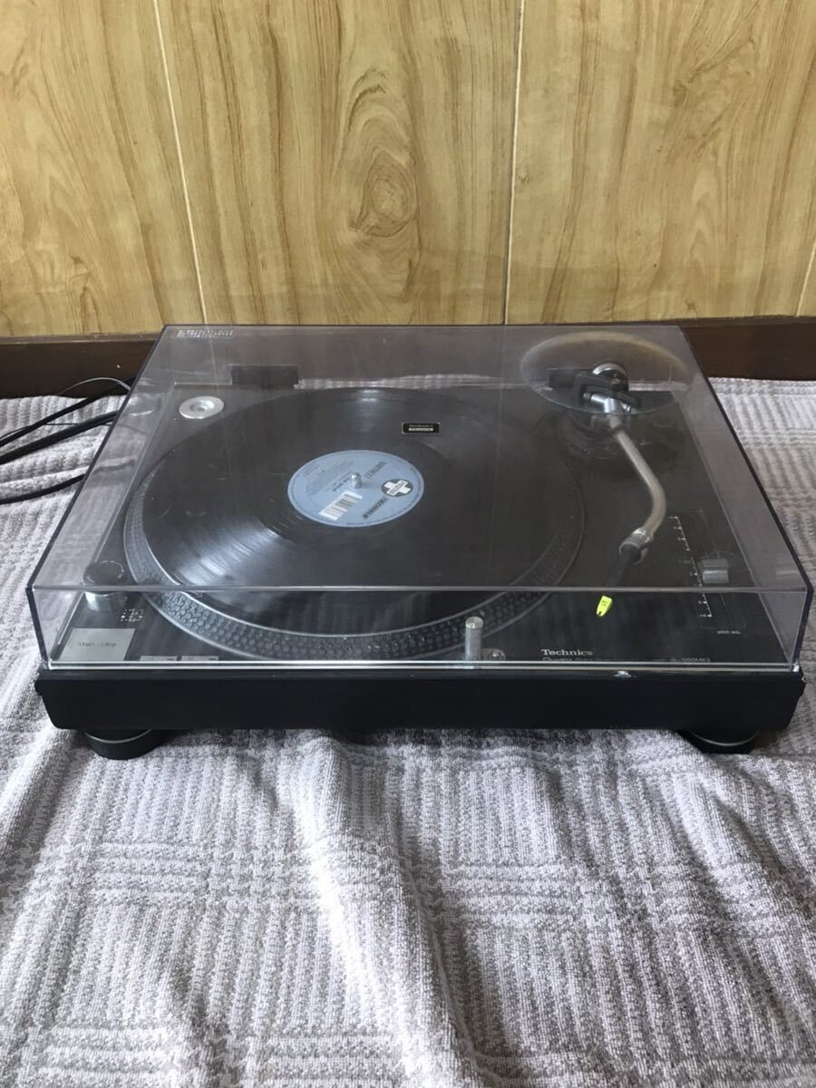 ★Technics テクニクス ターンテーブル レコードプレーヤー ブラック SL-1200MK3 TURNTABLE SYSTEM 動作確認済み ①_1