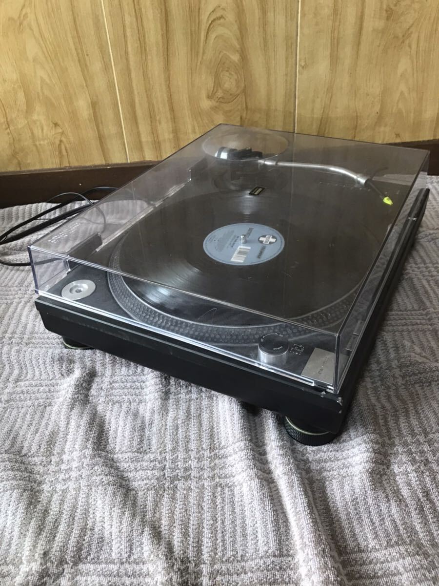 ★Technics テクニクス ターンテーブル レコードプレーヤー ブラック SL-1200MK3 TURNTABLE SYSTEM 動作確認済み ①_3