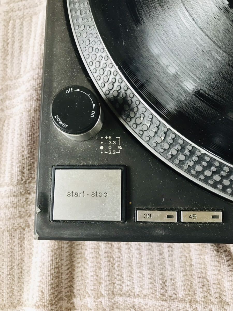 ★Technics テクニクス ターンテーブル レコードプレーヤー ブラック SL-1200MK3 TURNTABLE SYSTEM 動作確認済み ①_7