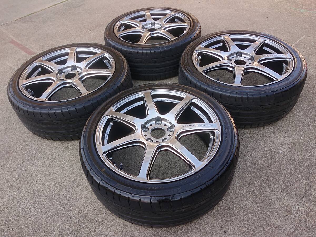 ミニバンサイズ！WORK ワーク EMOTION エモーション T7R 18インチ 7.5J OFF+53 5H PCD114.3 215/45R18 4本 ノア ヴォクシー エスクァイア等 EMOTION WORK エモーション 0 16インチ スポーツカーはもちろんコンパクトやミニバンもレーシーに