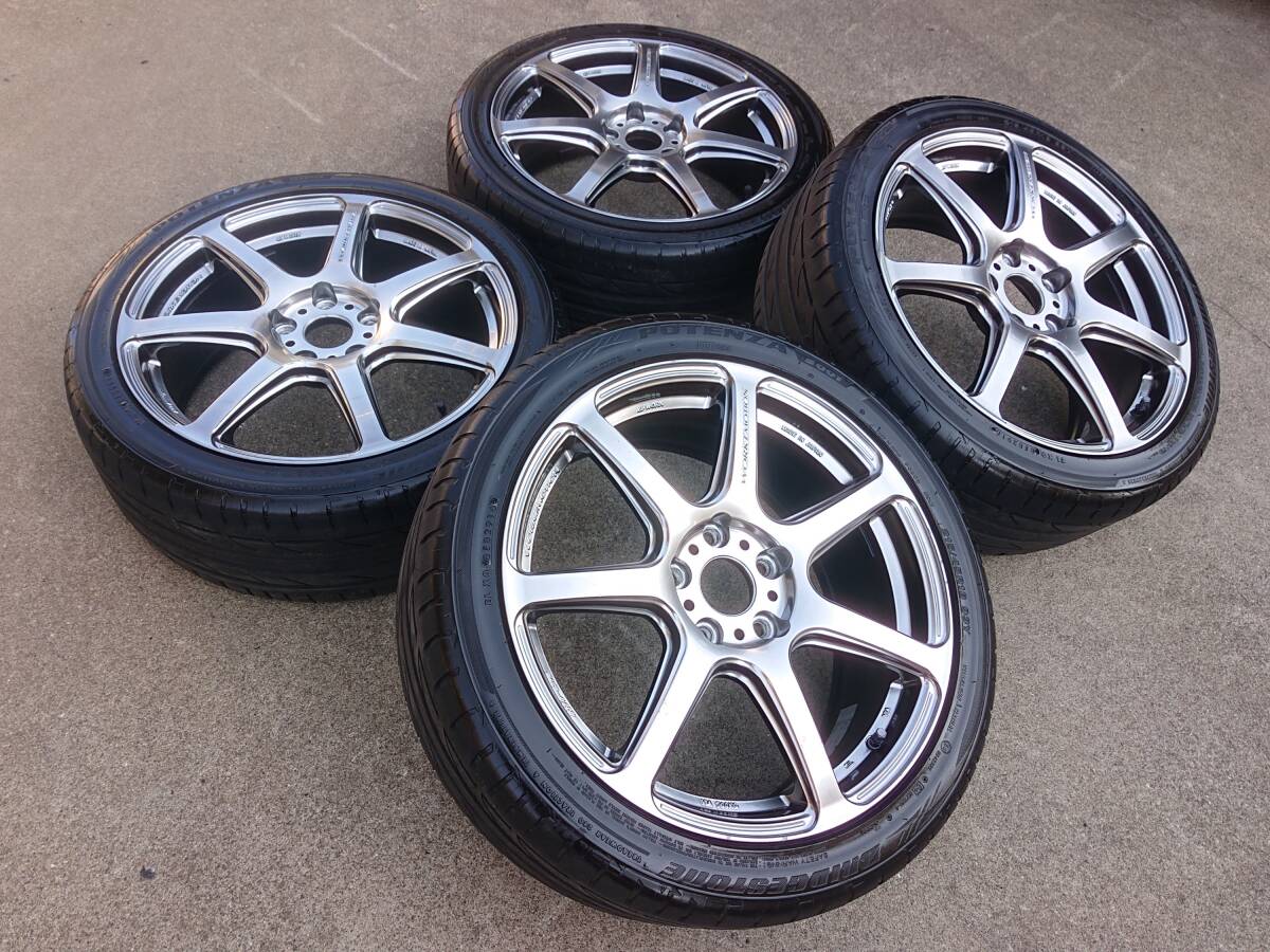 ミニバンサイズ！WORK ワーク EMOTION エモーション T7R 18インチ 7.5J OFF+53 5H PCD114.3 215/45R18 4本 ノア ヴォクシー エスクァイア等 EMOTION WORK エモーション 0 16インチ スポーツカーはもちろんコンパクトやミニバンもレーシーに