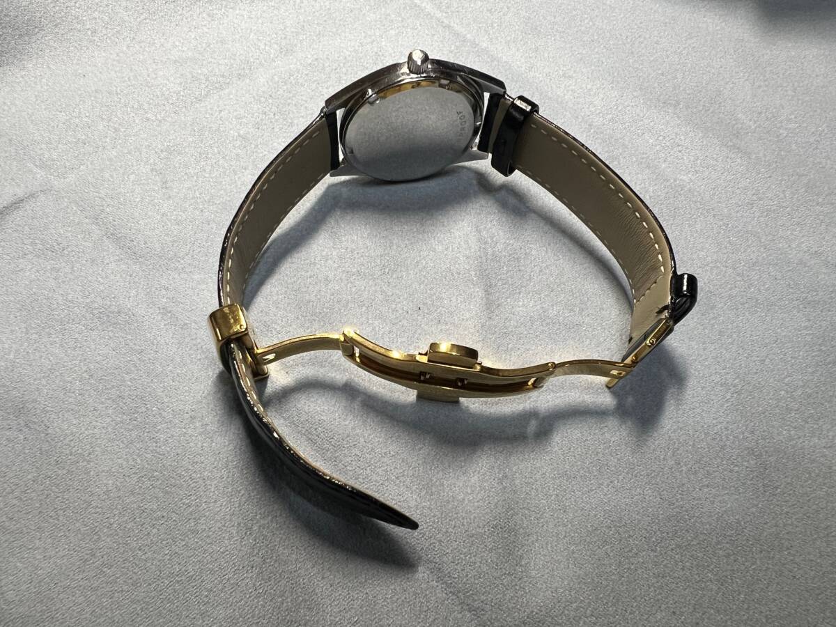 OMEGA Geneve オメガ メンズ 手巻 ☆超美品ヴィンテージ☆ 稼働品不具合無し 黒文字盤 1円スタート売り切り_3