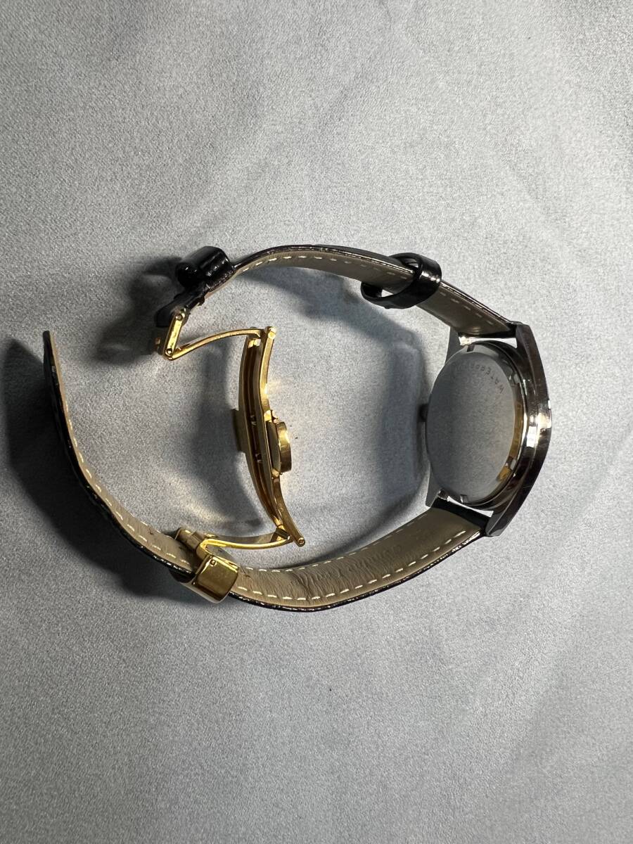 OMEGA Geneve オメガ メンズ 手巻 ☆超美品ヴィンテージ☆ 稼働品不具合無し 黒文字盤 1円スタート売り切り_4