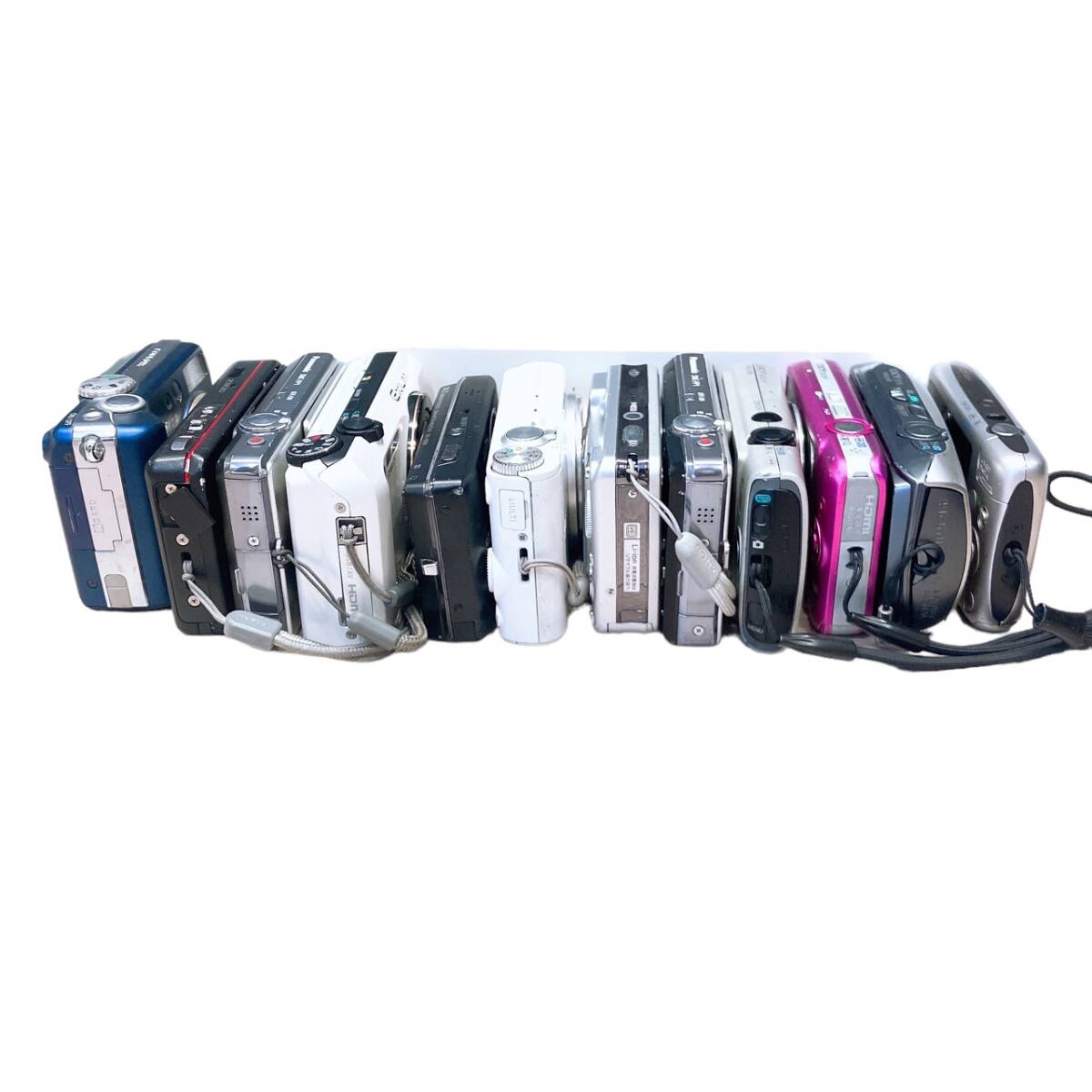 コンパクトデジタルカメラ 大量まとめ １２台 CANON SONY PANASONIC CASIO NIKON IXY Cyber-Shot Lumix FinePix EXILM COOLPIX_10