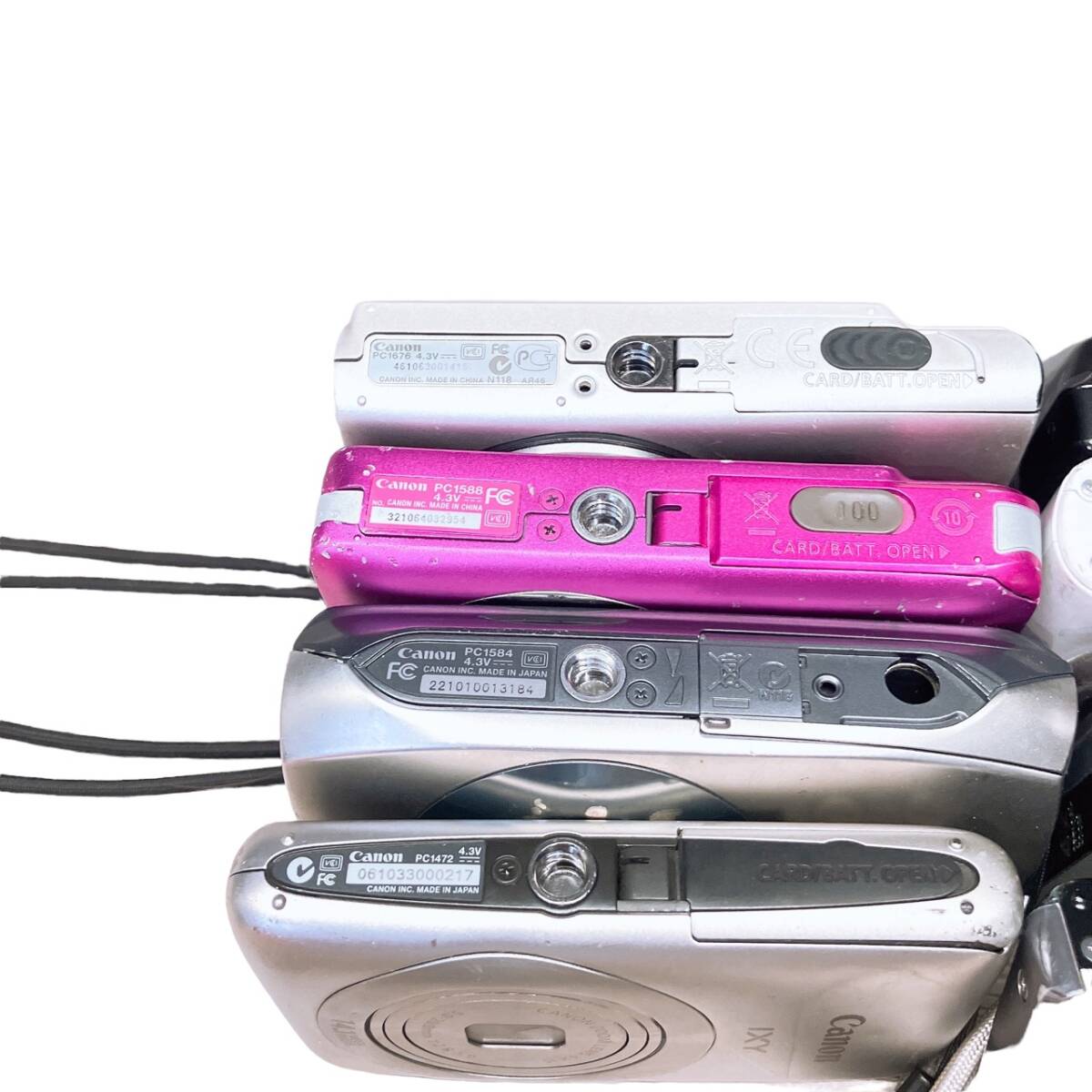 コンパクトデジタルカメラ 大量まとめ １２台 CANON SONY PANASONIC CASIO NIKON IXY Cyber-Shot Lumix FinePix EXILM COOLPIX_6