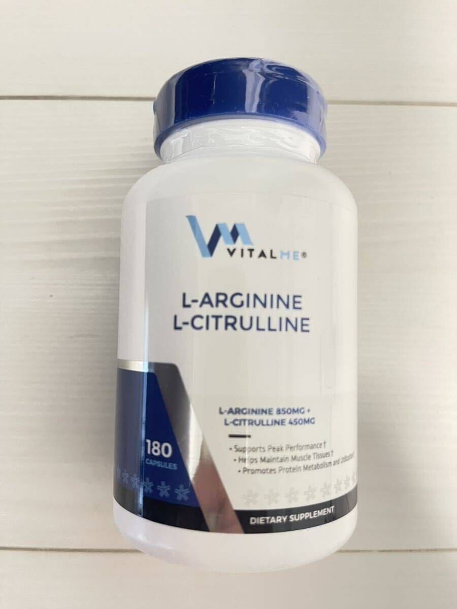 [VitalMe]バイタルミー L-アルギニン＆L-シトルリン 【1本180カプセル】 ②_1