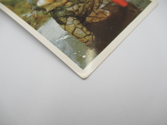 ☆5円引きブロマイド☆ モーレツ大怪獣 ウルトラセブン【V-11 ベル星人とセブン】V弾 丸昌 円谷プロ 音波怪人 当時物 中古 現状品 ☆2_4