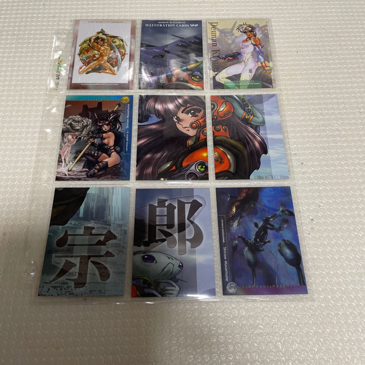 士郎正宗 イラストレーションカード - トレカ 0 142枚セット 士郎