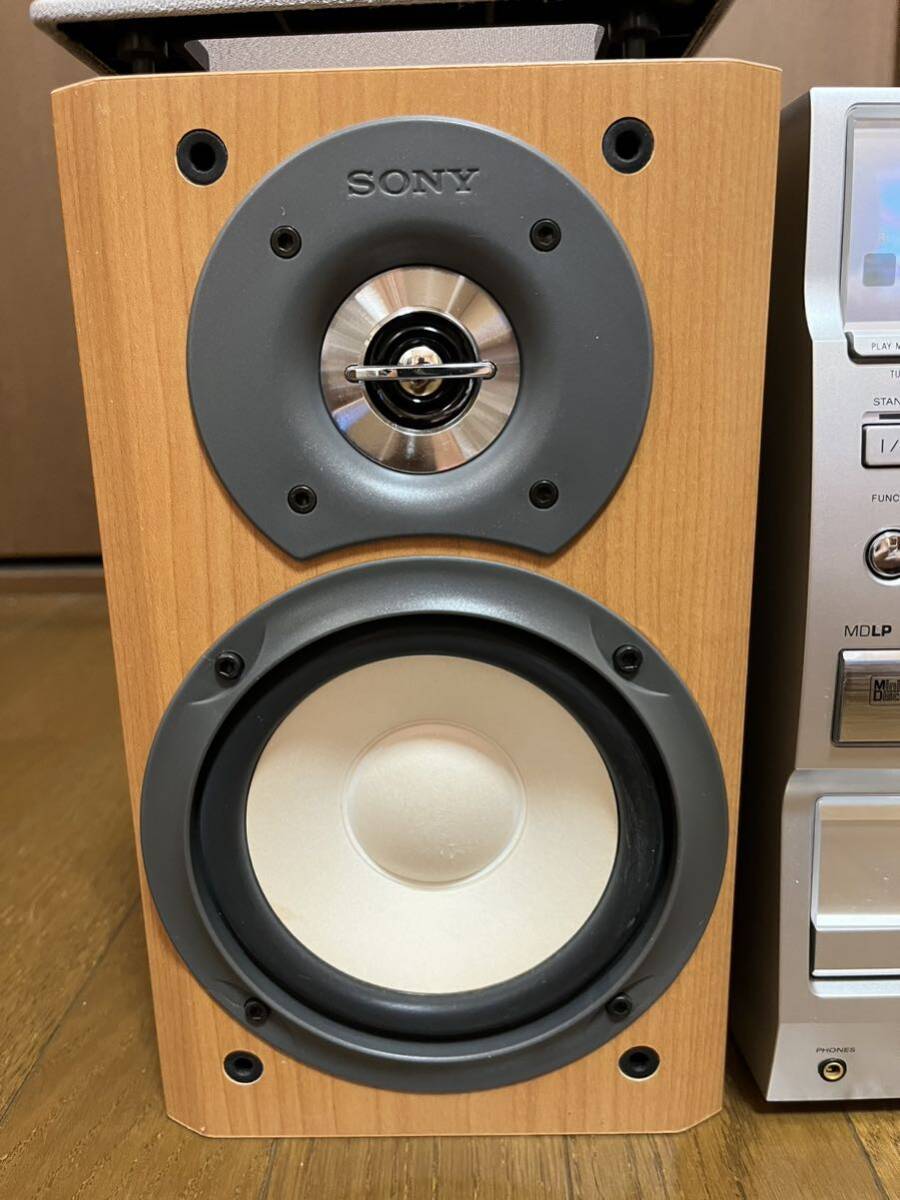 SONY CMT-J100 ミニコンポ CD MD カセット /e148_3