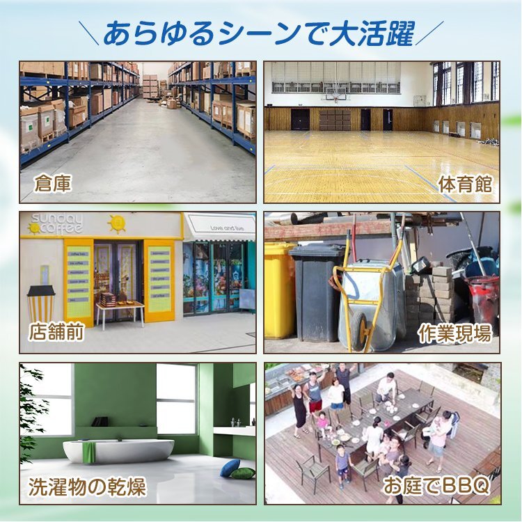 工場扇 扇風機 業務用 工場扇風機 工業扇 工業扇風機 床置き 置き型 大型 48cm 工業用扇風機 強風 大型扇風機 フロア扇風機 換気 sg003_8