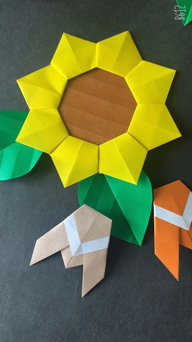 壁面飾り★ひまわり　セミ　向日葵　夏飾り 保育園・児童館・病院掲示板などに_3