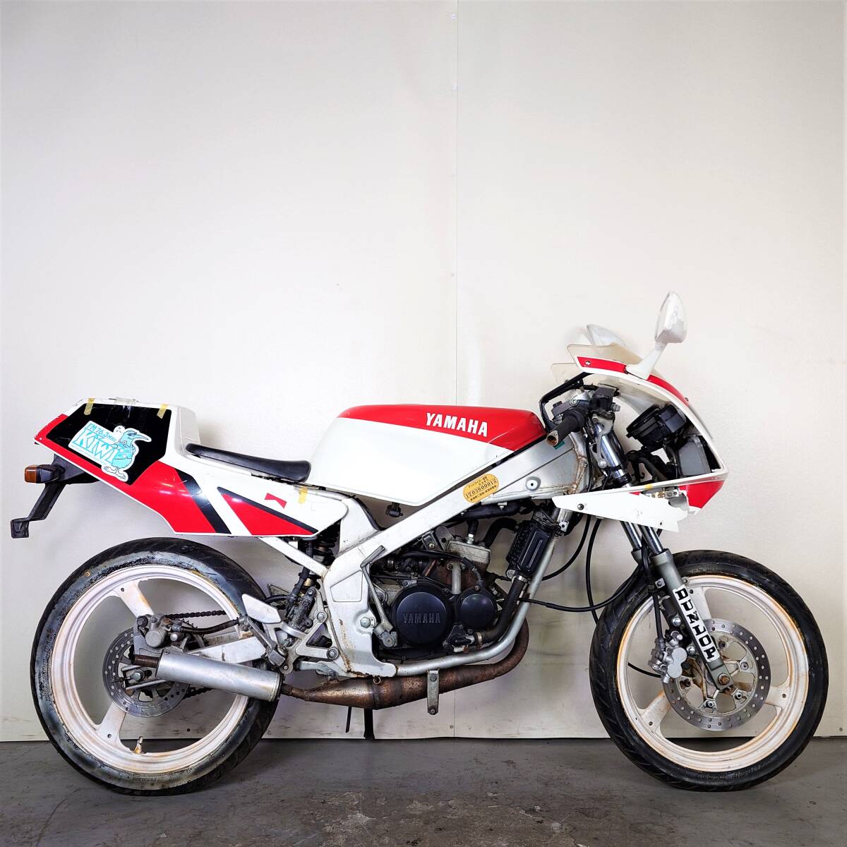 TZR 50(3TU)外装一式レストアベース YAMAHA TZR50 3TU】1円スタート! EG始動OK レストアベース 鍵/書類付