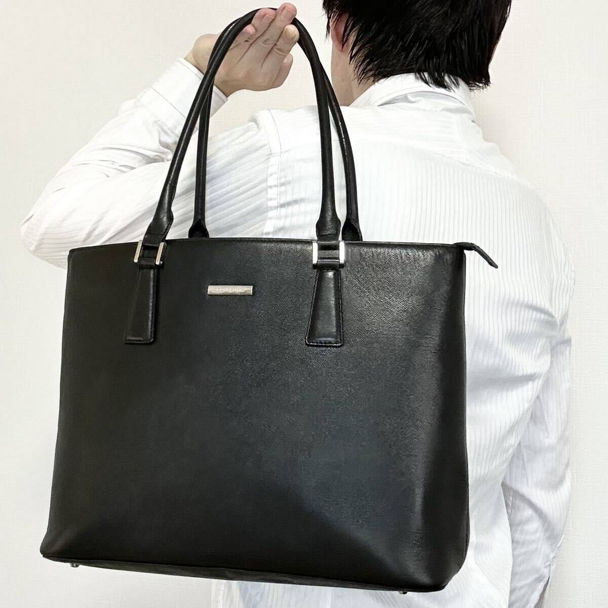 A4収納/美品 バーバリー BURBERRY メンズ トートバッグ ビジネスバッグ