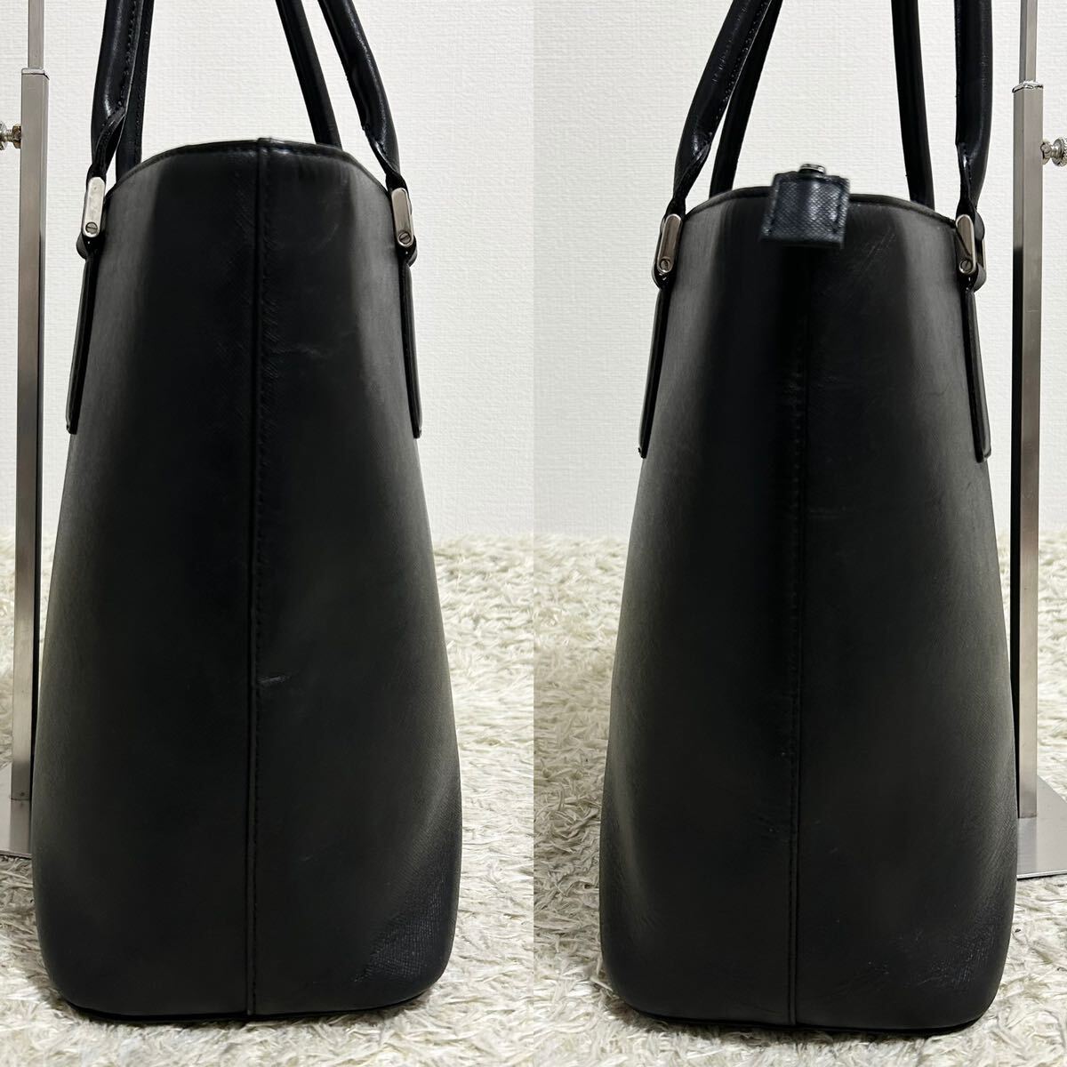 A4収納/美品 バーバリー BURBERRY メンズ トートバッグ ビジネスバッグ