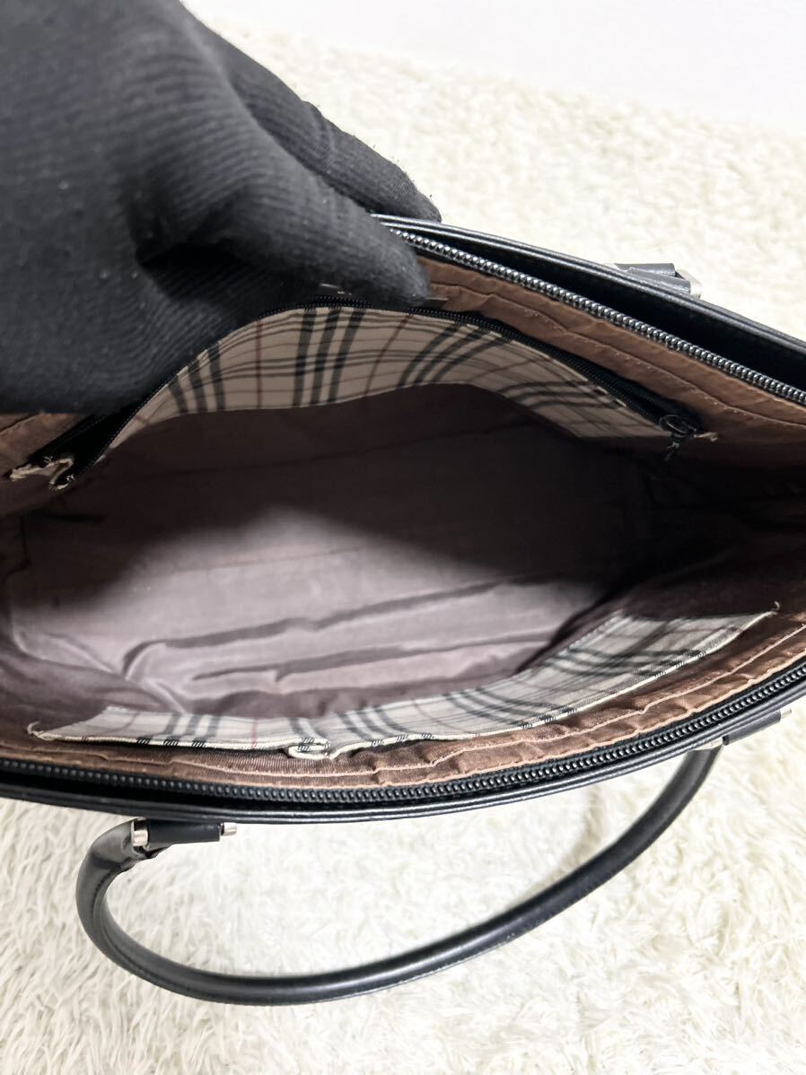 A4収納/美品 バーバリー BURBERRY メンズ トートバッグ ビジネスバッグ
