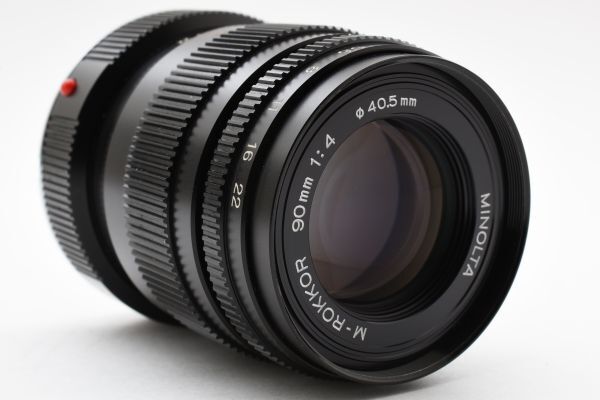 3454 ミノルタ MINOLTA M Rokkor 90mm F4 Lens Leica M Mount CLE CL