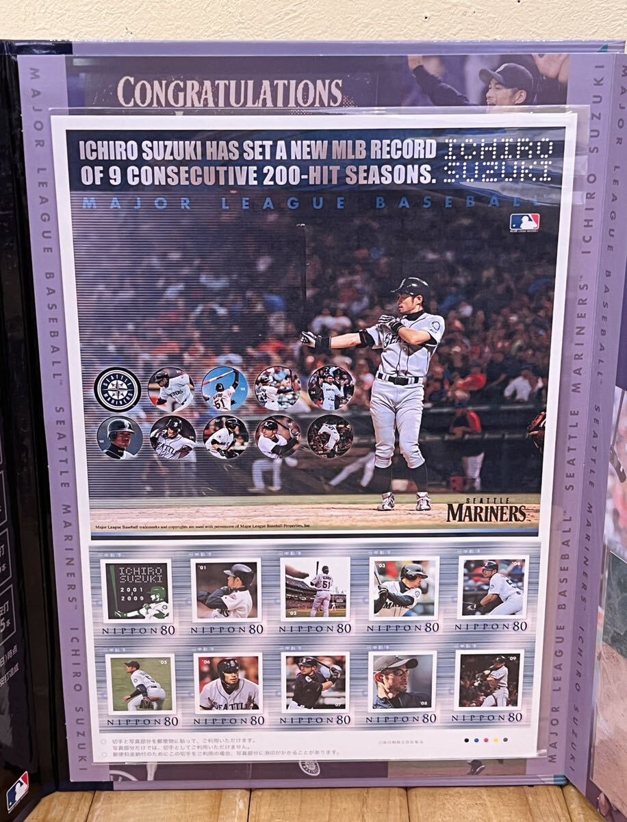 ◆【美品】イチロー 記録達成 記念プレミアム フレーム切手セット 切手アルバム 保管品◆_2