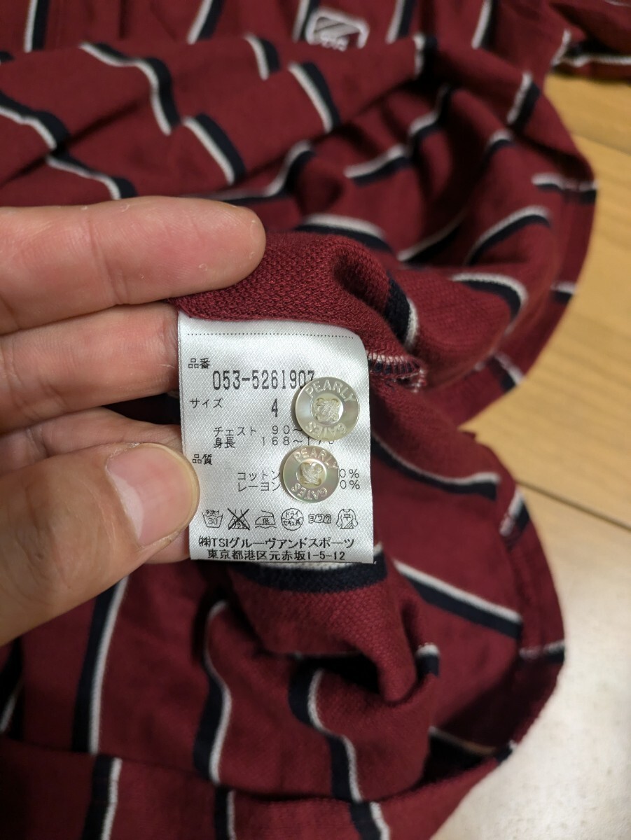 パーリーゲイツ　PEARLY GATES　長袖　ポロシャツ　4_5