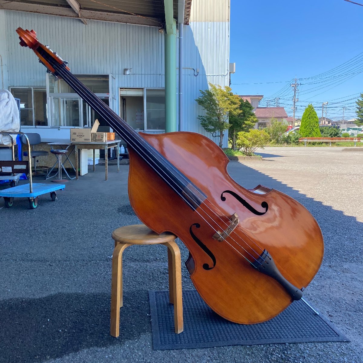 N0070] 中古現状品 SUZUKI VIOLIN No.92 4/4 1984 コントラバス ウッド