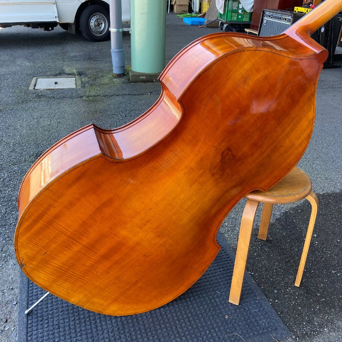 N0070] 中古現状品 SUZUKI VIOLIN No.92 4/4 1984 コントラバス ウッド