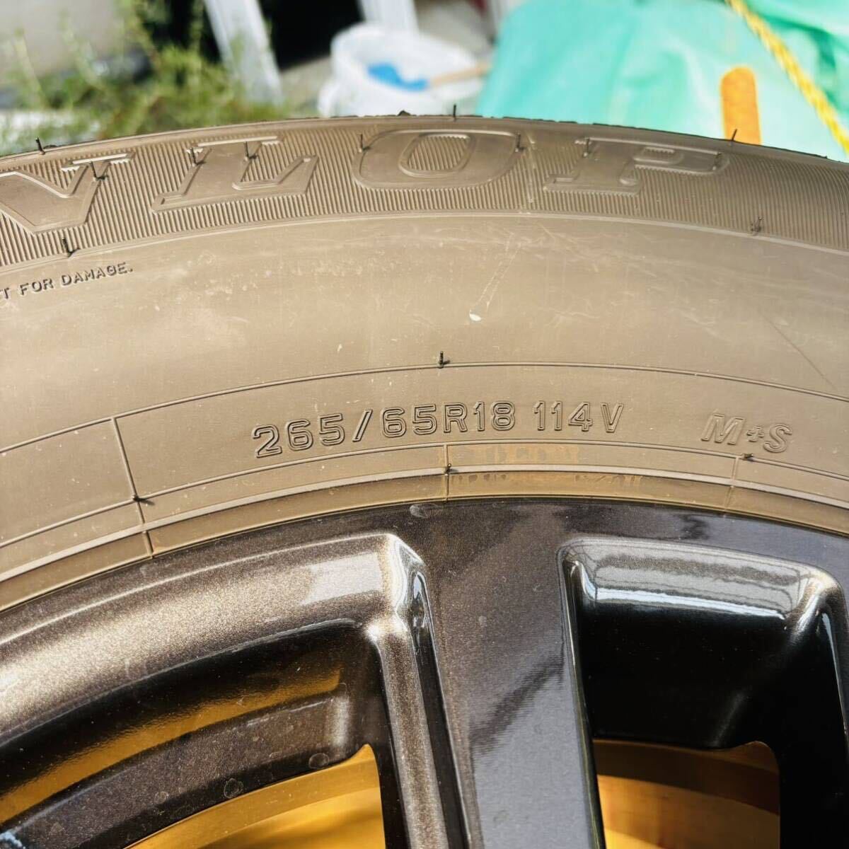 ランドクルーザー250 ランクル250新車外し タイヤアルミ4本セット