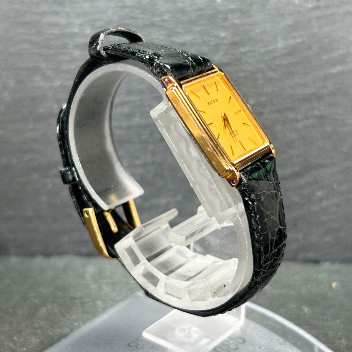 美品 シチズン エクシード ゴールドケース アナログクォーツ腕時計