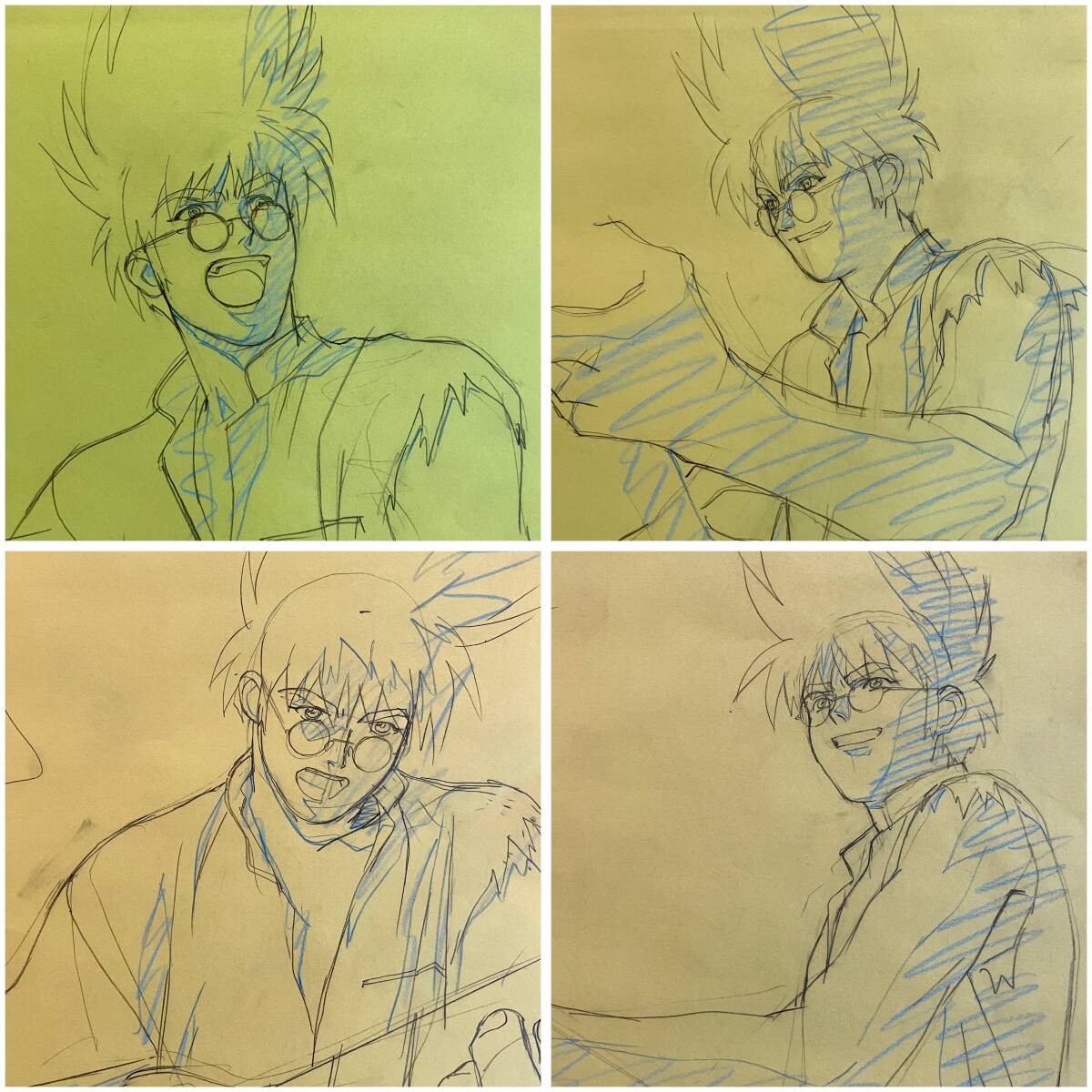 マクロス7 直筆 原画 19枚セット バサラ／セル画 Cel Genga／マクロス