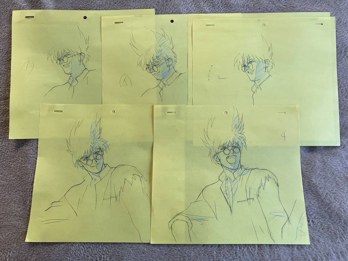 マクロス7 直筆 原画 19枚セット バサラ／セル画 Cel Genga／マクロス