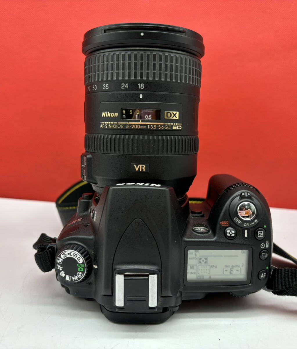 Nikon D90 デジタル一眼レフカメラ ボディ AF-S NIKKOR 18-200mm F3.5