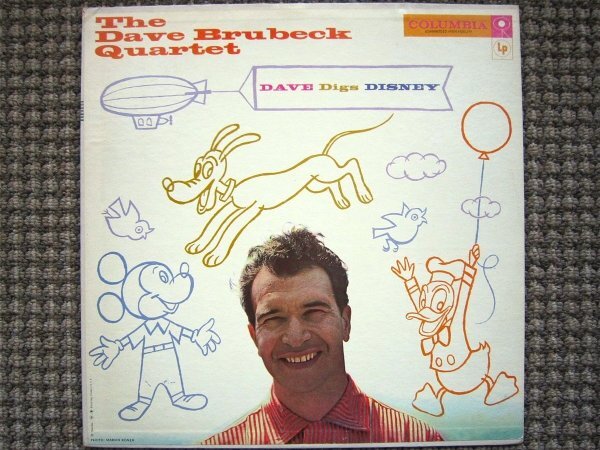 ☆【US Orig盤】DAVE BRUBECK デイヴ・ブルーベック/DAVE DIGS DISNEY