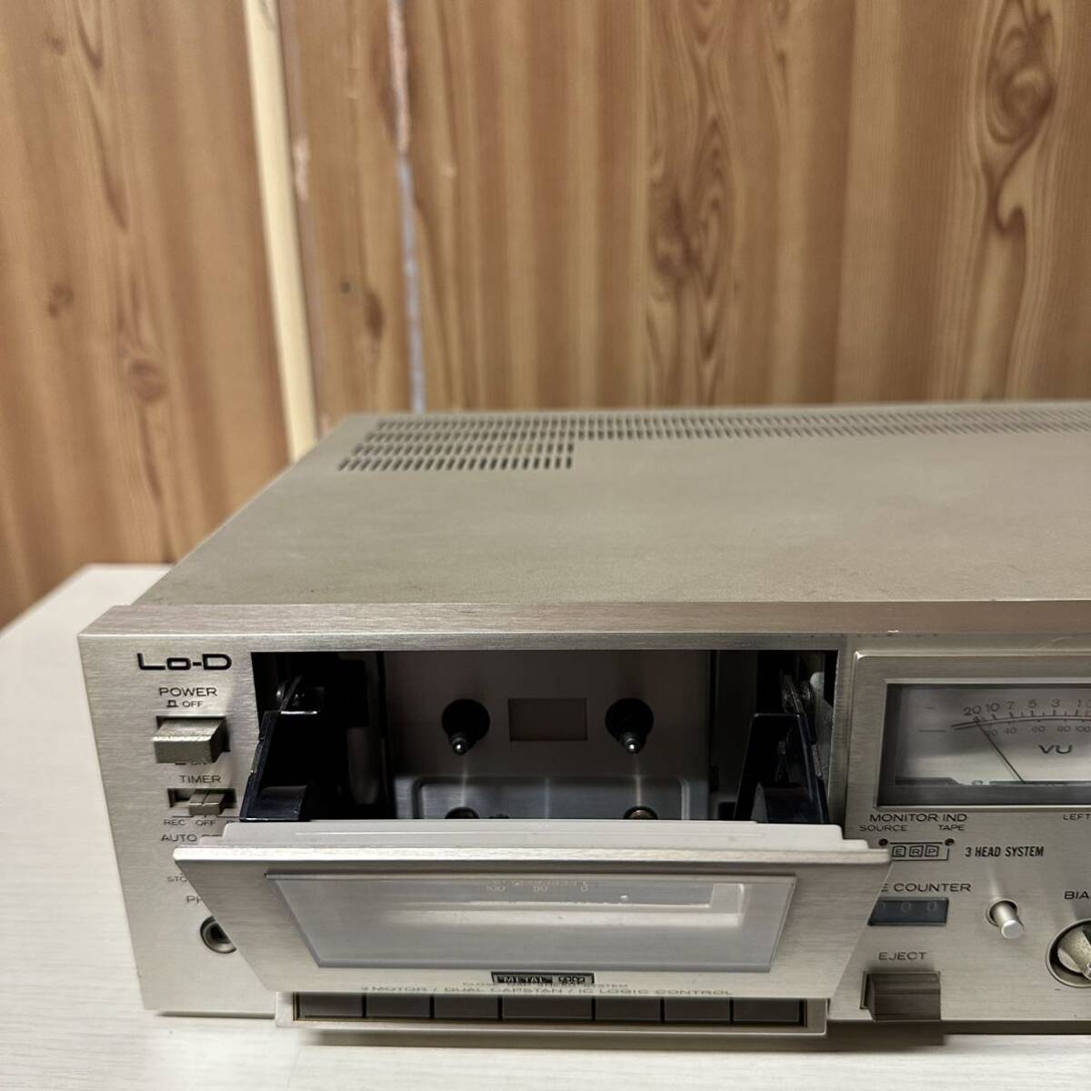 Lo-D D-90S ステレオカセットデッキ オーディオ 音響機材 ジャンク